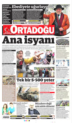 Ortadogugazetesi.com - 22.05.2019 Manşeti