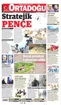 Ortadogugazetesi.com - 29.05.2019 Manşeti