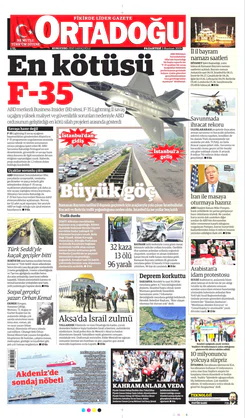 Ortadogugazetesi.com - 03.06.2019 Manşeti