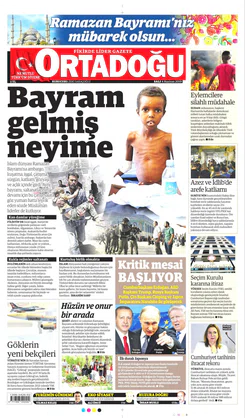 Ortadogugazetesi.com - 04.06.2019 Manşeti