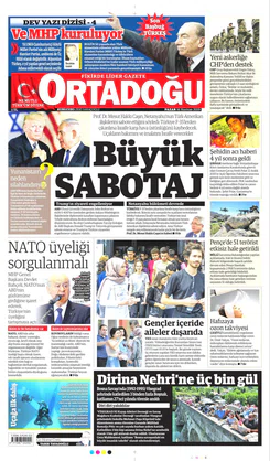 Ortadogugazetesi.com - 16.06.2019 Manşeti