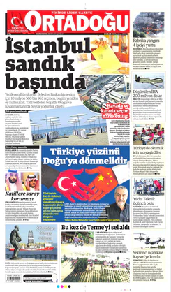 Ortadogugazetesi.com - 23.06.2019 Manşeti
