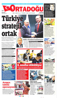 Ortadogugazetesi.com - 04.07.2019 Manşeti