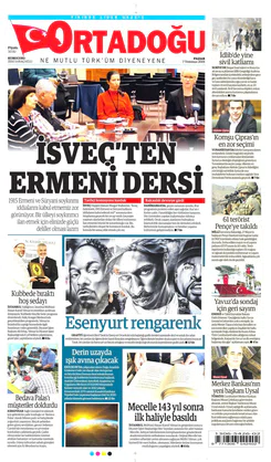 Ortadogugazetesi.com - 07.07.2019 Manşeti