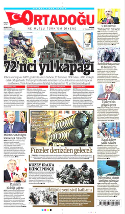 Ortadogugazetesi.com - 14.07.2019 Manşeti