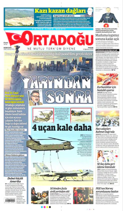 Ortadogugazetesi.com - 04.08.2019 Manşeti