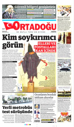 Ortadogugazetesi.com - 31.10.2019 Manşeti