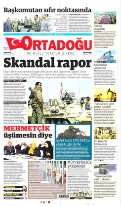 Ortadogugazetesi.com - 04.11.2019 Manşeti
