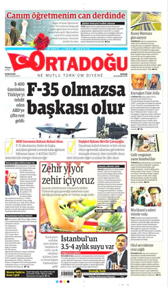 Ortadogugazetesi.com - 24.11.2019 Manşeti