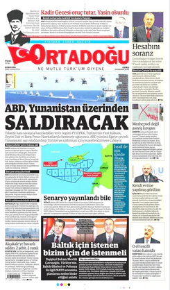 Ortadogugazetesi.com - 29.11.2019 Manşeti