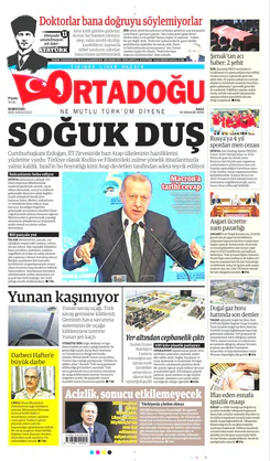 Ortadogugazetesi.com - 10.12.2019 Manşeti