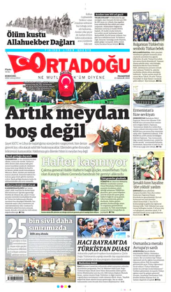 Ortadogugazetesi.com - 23.12.2019 Manşeti