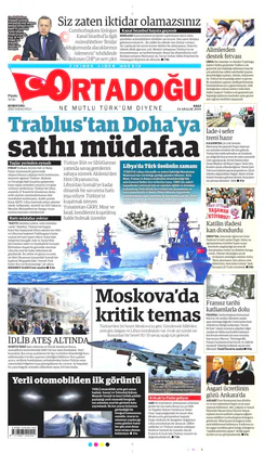 Ortadogugazetesi.com - 24.12.2019 Manşeti