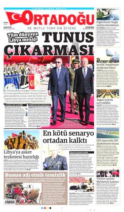 Ortadogugazetesi.com - 26.12.2019 Manşeti