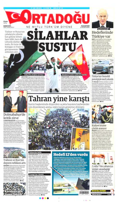 Ortadogugazetesi.com - 13.01.2020 Manşeti