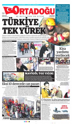 Ortadogugazetesi.com - 27.01.2020 Manşeti