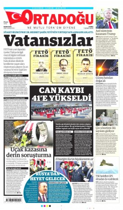Ortadogugazetesi.com - 07.02.2020 Manşeti