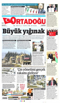 Ortadogugazetesi.com - 10.02.2020 Manşeti