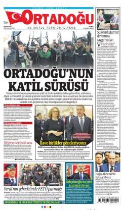 Ortadogugazetesi.com - 14.02.2020 Manşeti