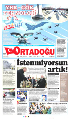 Ortadogugazetesi.com - 18.09.2019 Manşeti