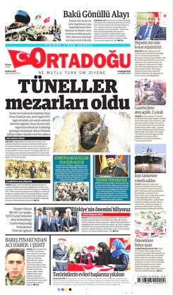 Ortadogugazetesi.com - 12.10.2019 Manşeti