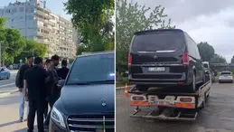 Parti logolu aparatla plaka kapatıldı, yetkisiz çakarlı araca 313 bin TL ceza