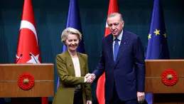 Cumhurbaşkanı Erdoğan, Ursula von der Leyen ile telefonda görüştü