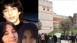 Tarihi surlarda olası facia önlendi: Şüpheli çift gözaltına alındı