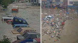 7 ilimizi sel ve dolu vurdu, hayat durma noktasına geldi
