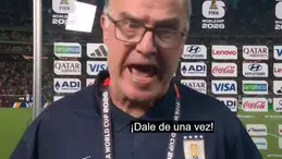 Uruguay Teknik Direktörü Bielsa'dan maç sonu gazetecilere sert tepki