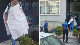 Hesabına haciz uygulandığını öne süren kişi kendine zarar vermek istedi