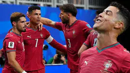 Portekiz Özbekistan maç özeti 5-1 Ronaldo 2 golle yıldızlaştı