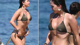 Duru Kınay Bodrum tatilinde görüntülendi! Annesi Emine Ün'e benzerliği dikkat çekti