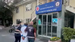 Türk bayrağını yere atan şüpheli yakalandı