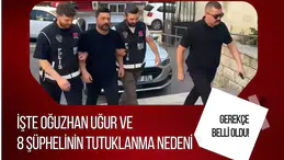 Oğuzhan Uğur ve 8 şüpheli için kararın detayları ortaya çıktı