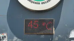 Termometreler 45 dereceyi gösterdi! O şehir resmen kavruluyor