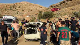 Şırnak'ta araç şarampole yuvarlandı: 2 ölü, 2 ağır yaralı
