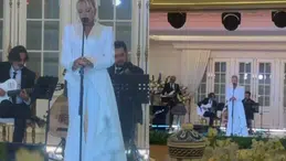 Emine Erdoğan'ın ev sahipliğinde lider eşlerine Ajda Pekkan sürprizi