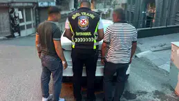 Taksinin camlarını kıran araç sürücüsü tutuklandı