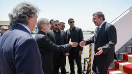 Cevdet Yılmaz, Ali Hamaney için düzenlenen devlet törenine katılmak üzere Tahran'a gitti