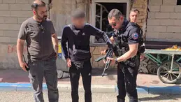 Erzurum'da kar maskeli silahlı şüpheli gözaltına alındı