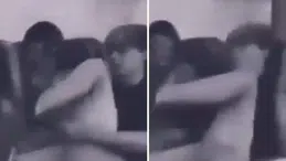 Uçakta kuralları hiçe saydı! Bir anda kendi hareketinin kurbanı oldu