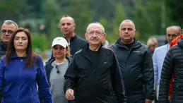 Kemal Kılıçdaroğlu Abant'ta sabah yürüyüşü yaptı