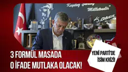 Yeni Parti'de isim krizi! 3 formül masada, o ifade mutlaka olacak!