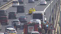 15 Temmuz Şehitler Köprüsü’nde kaza: 1 kişi yaralandı