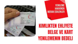 2026 Kimlik, Ehliyet ve Pasaport Yenileme Ücretleri Belli Oldu! Kayıp Belge Çıkarmak Kaç TL?