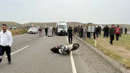 Diyarbakır'da motosiklet ile minibüs çarpıştı: 1 kişi hayatını kaybetti