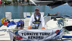 Milli yelkenci Doğukan Kandemir rekor denemesi için yelken açtı