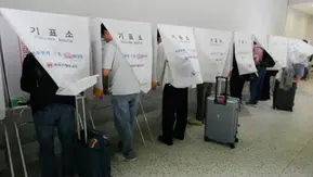 Güney Kore’de seçim heyecanı: Milyonlarca seçmen sandık başına gitti