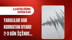 5,8 büyüklüğünde deprem oldu! Yaralılar var, korkutan uyarı: 2-3 gün içinde...